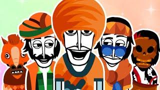 Incredibox all Characters with Orange (mods and main game)