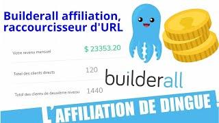 Builderall affiliation, formation des affiliés utilisant le raccourcisseur d'URL,  URLs trop longues