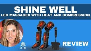 SHINE WELL Leg Massager with Heat and Compression, Leg Compression Massager for Circulation REVIEW