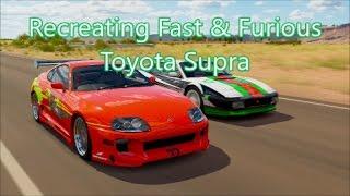 Forza Horizon 3|Recreating Fast & Furious Toyota Supra