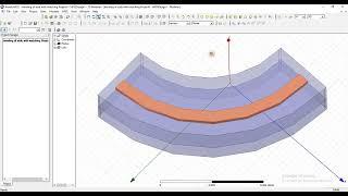 bending of coaxial cable in hfss and optimization and results in hfss for 4G