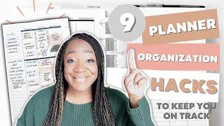 9 Planner Organization Hacks to Keep You On Track and Productive