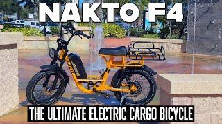 The Ultimate Cargo Ebike: Nakto F4 Electric Bicycle