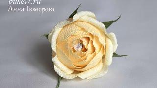 Мастер-класс. Букеты из конфет. АНГЛИЙСКАЯ РОЗА. - Master Class. ENGLISH ROSE