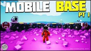 Building A MOBILE BASE Part 1 Astroneer Update 8.0 Update | Z1 Gaming