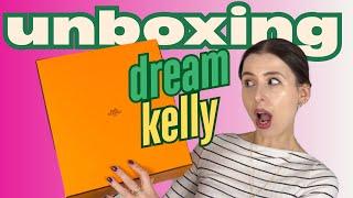 INSANE! HERMES KELLY 25 UNBOXING!! 