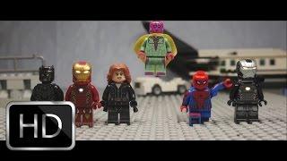 Captain America: Civil War Airport Scene in Lego