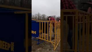Lil’ Kreeper II Gate Assembly #farmlife #farm #cattle #calves #creepfeeder