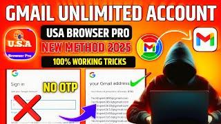 How To Create Unlimited Gmail Account 2025|Gmail Create account without number verification multiple