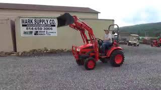 2008 Kioti CK20S Compact Tractor With Loader 3 Point Hitch 540 PTO For Sale