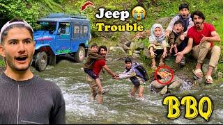  Off-Road Jeep Trouble & BBQ in Forest | Neelum Valley with Family 🫣