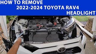 How To Remove 2022-2024 Toyota Rav4 Headlight.