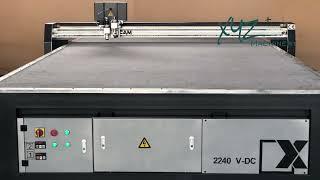 XYZCAM,V-DC digital cutting machine, a Tangential knife cutting solution designed in Germany.