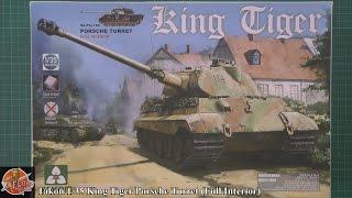 Takom 1/35th King Tiger Porsche Turret review