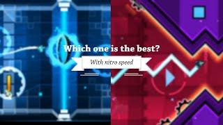 Ranking all official levels in geometry dash form worst to best!