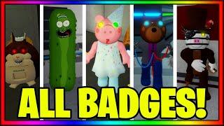 How to get ALL 5 BADGES + SKINS/MORPHS in ACCURATE PIGGY ROLEPLAY! || Roblox