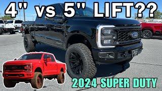 2024 Ford SUPER DUTY 4” ReadyLIFT vs 5” BDS LIFT Kit Comparison