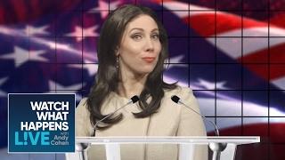 Amy Phillips as Shannon Beador & Heather Dubrow in the 2016 Housewives Debates | WWHL