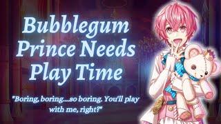 [ASMR] Bratty Yandere Prince Wants to Play and gets Bored of you (M4A)