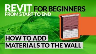 Add materials to wall in Revit : Revit tutorials for beginners (2021)