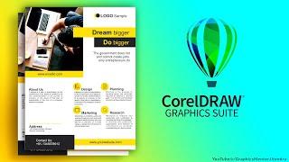 How to Design Poster in CorelDRAW | in Hindi | graphicsmentorjitendra