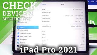 How to Check Device Specification in iPad Pro 2021 – Find Device Info