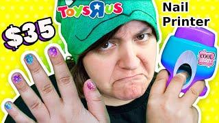 CASH or TRASH? Nail Art Printer from Toys R Us! Testing 3 Nail Art Kits Go Glam