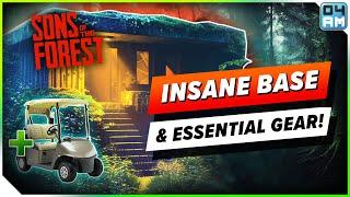 Sons of The Forest ULTIMATE Base Build & Essential Gear To Dominate Early!