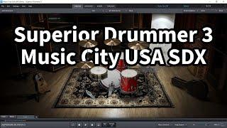 Toontrack Superior Drummer 3 Music City USA SDX All Drum Kits DEMO