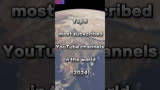 Top 5 most subscribed YouTube channel in the world  #shorts @raretop5info