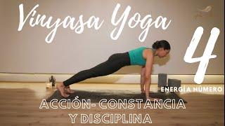 Vinyasa Yoga - ponte en acción , constancia y disciplina #yoga