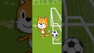 Футбол двох котів у SCRATCHJR #shorts #short #scratch #tiktok #basketball #shortvideo #football