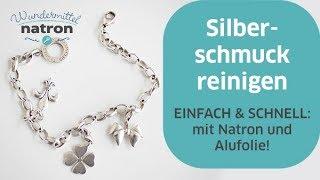 Wie SILBERSCHMUCK reinigen mit Natron?