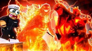 THERMO GODZILLA vs BURNING GODZILLA in KAIJU UNIVERSE