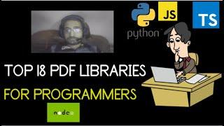 Top 18 Node.js Libraries to Generate PDF Documents in Javascript & Python For Programmers in 2022