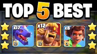 Top 5 BEST Attack Strategies AFTER the UPDATE in Clash of Clans!