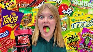 Eating the World's SPICIEST vs SOUREST Foods!