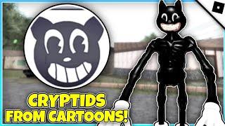 How to get "CRYPTIDS FROM CARTOONS" BADGE in CREEPYPASTA Life RP (CARTOON MORPHS) - ROBLOX