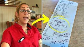 Waitress Sees a Special Someone At Her Table But Gets Emotional From The Receipt