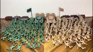 180pc PLASTIC ARMY MEN BUCKET (Stop Motion Review) Episode 13