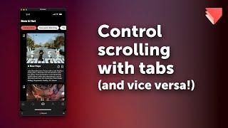 Creating a Scrolling Tab UI in ProtoPie