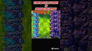 *TITAN APOCALYPSE TURRET VS GARGANTUAR*#shorts #short #pvz #youtubeshorts #shortvideo #pvzfusion
