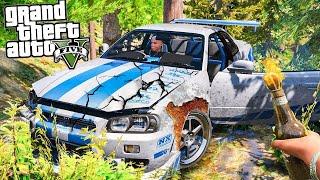 GTA 5: НАШЛИ В ЛЕСУ ГНИЛОЙ ЗАБРОШЕННЫЙ СКАЙЛАЙН ОКОННЕРА ЧТО СЛУЧИЛОСЬ?? РЕАЛЬНАЯ ЖИЗНЬ В ГТА 5