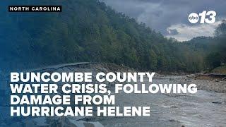 Buncombe County water crisis, following damage from Hurricane Helene