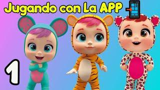  BEBÉS LLORONES LÁGRIMAS MÁGICAS  ¡Jugando con LALA, NALA y LEA en la APP! ⭐