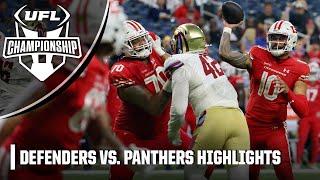 UFL Championship Full Game Highlights  DC Defenders vs. Michigan Panthers | UFL on ESPN