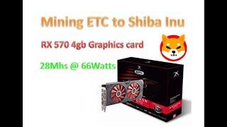 HOW TO mine Shiba Inu, AMD RX 570 4GB Graphics cards with LOLminer and Unmineable