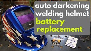 Auto Darkening Welding Helmet Battery Replacement - {Hobart Impact Series}