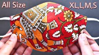 Very Easy New Style Pattern Mask - Face Mask Sewing Tutorial - DIY Cloth Face Mask