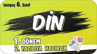 6.Sınıf Din 1.Dönem 2.Yazılıya Hazırlık  #2025